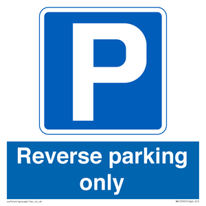 Reverse parking only